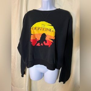 Disney Lion King Crop Sweatshirt